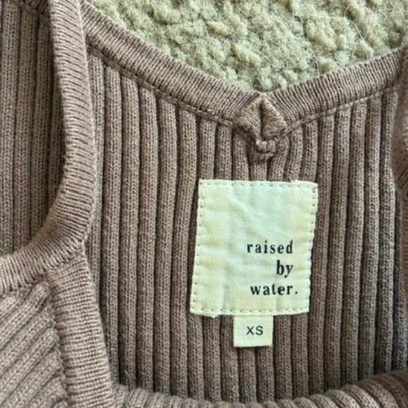 Raised By Water Women's Knit Tank in Taupe - Picture 6 of 6